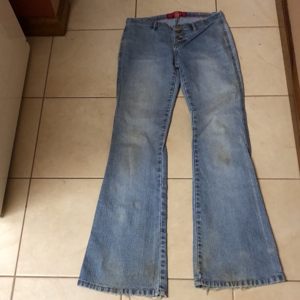 GLO Flare button up jeans